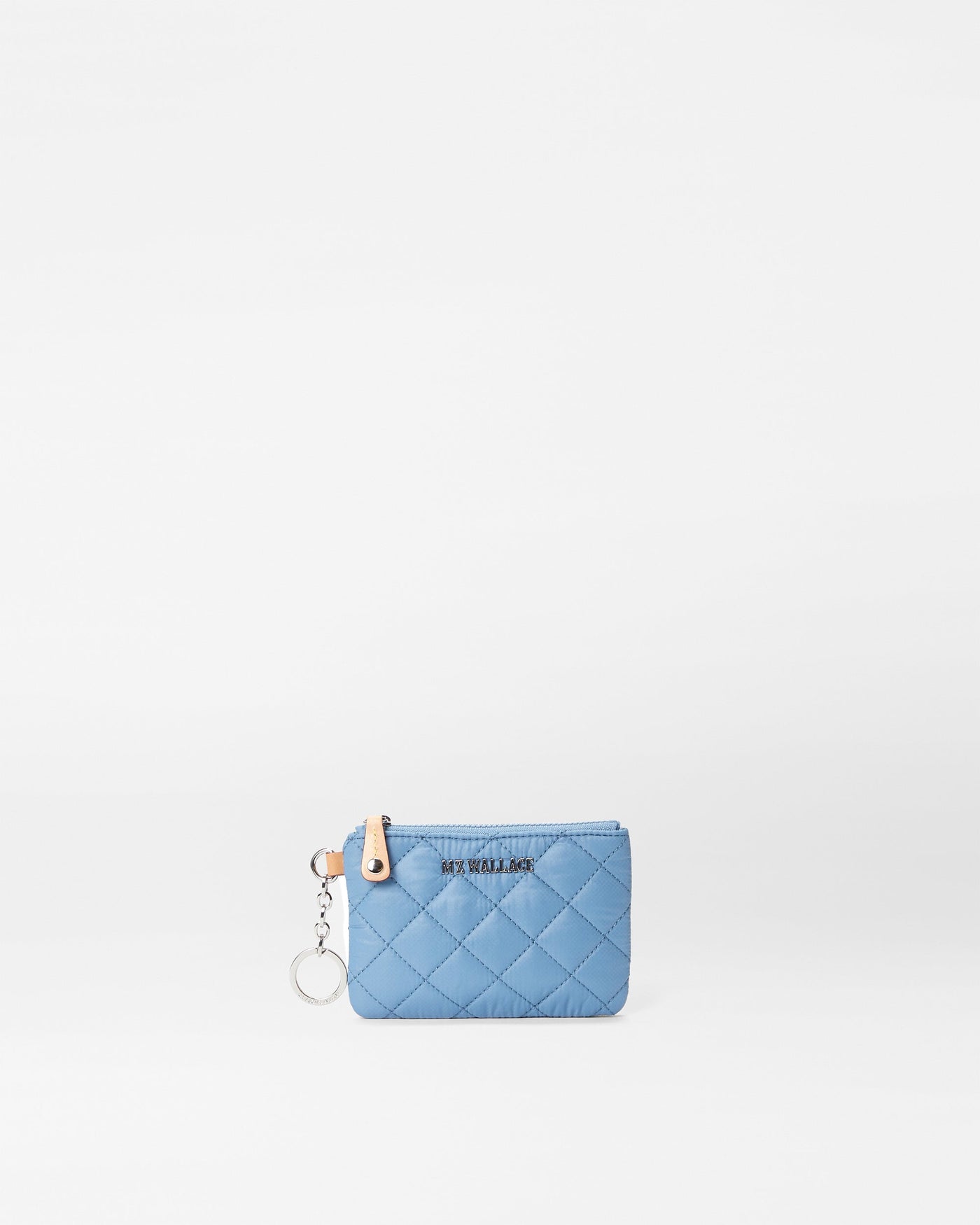 Cornflower Blue Flat Metro Key Pouch