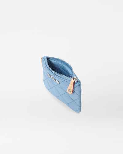 Cornflower Blue Flat Metro Key Pouch