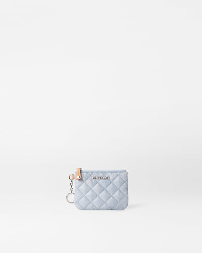 Chambray Flat Metro Key Pouch