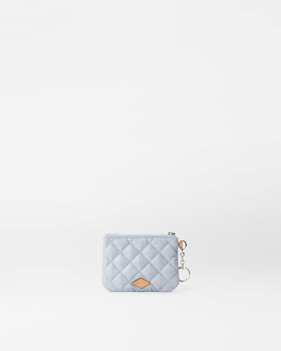 Chambray Flat Metro Key Pouch