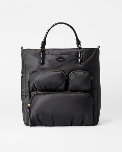 Black Large Chelsea Top Handle Tote