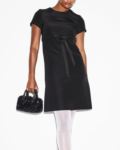 Black Sequin Mini Satchel