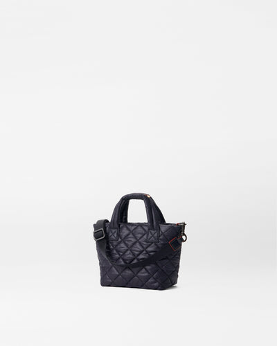 Black Petite Metro Tote Deluxe