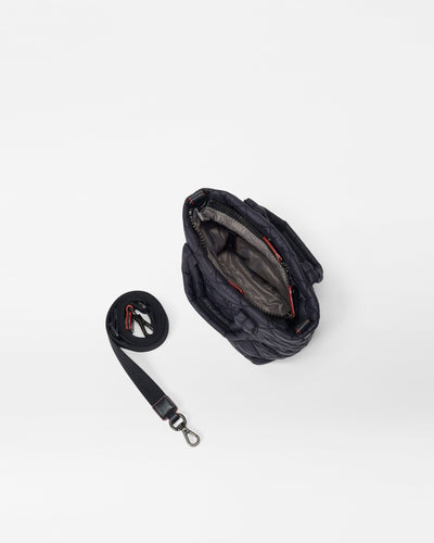 Black Petite Metro Tote Deluxe