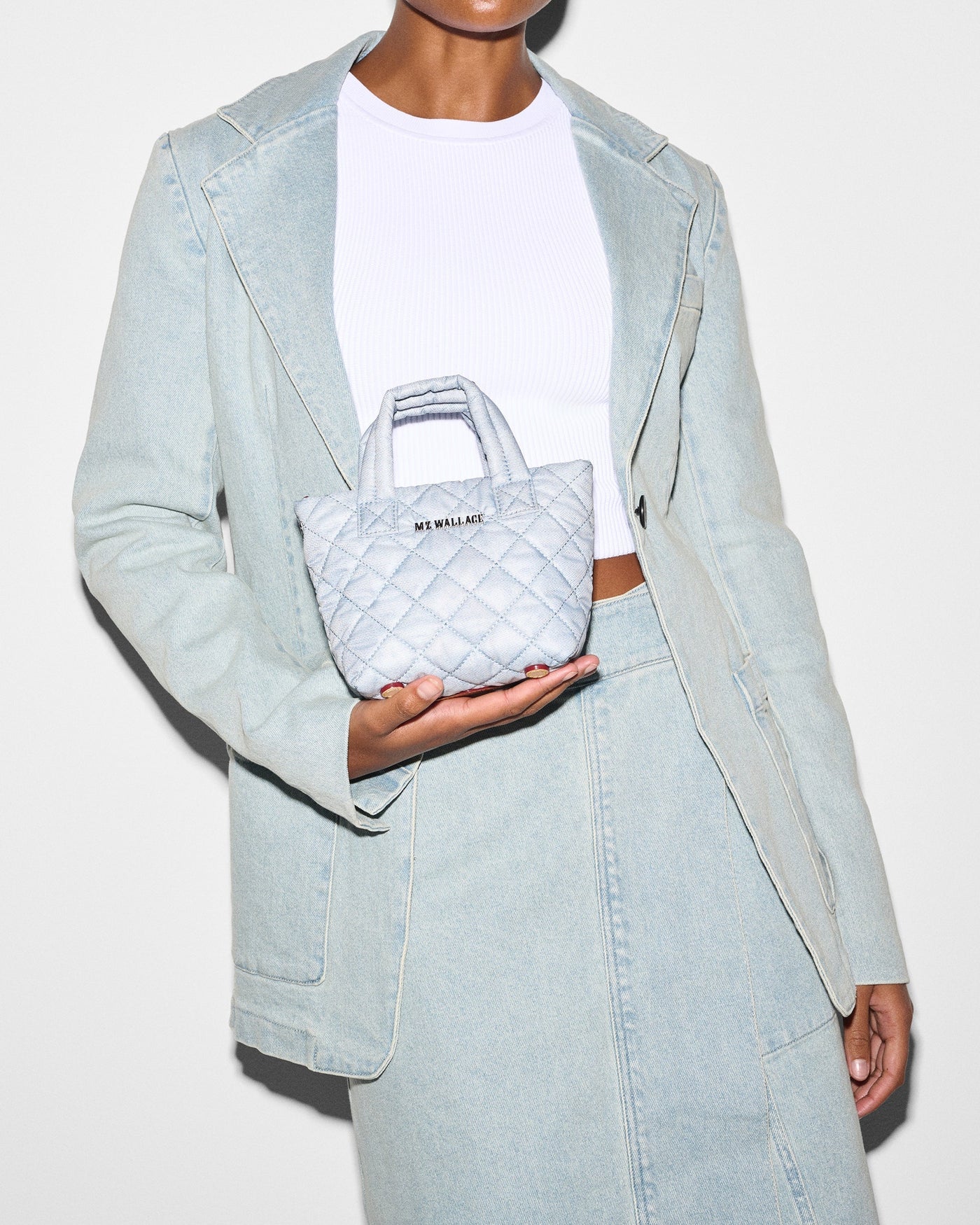 Chambray Petite Metro Tote Deluxe